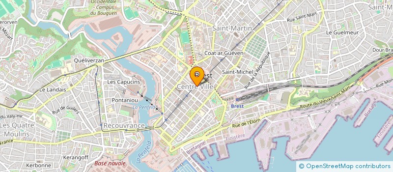 localisation de l'entreprise R&D à BREST