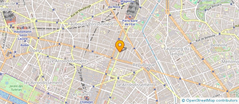 localisation de l'entreprise R D A  PARIS