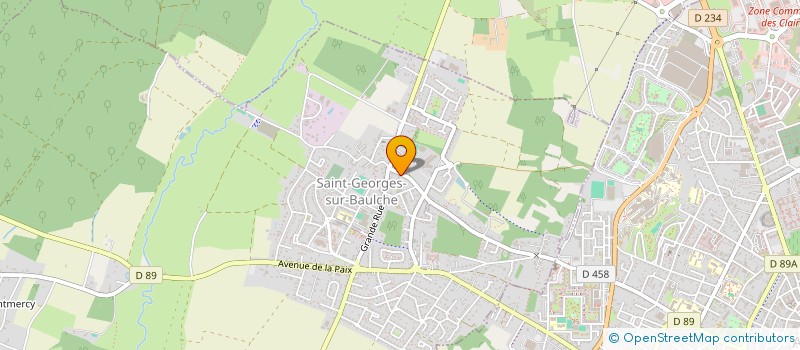 localisation de l'entreprise R.D.A. à SAINT-GEORGES-SUR-BAULCHE