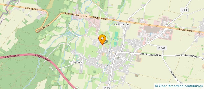 localisation de l'entreprise R.D.A.  IBOS