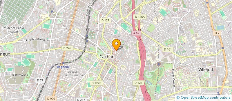 localisation de l'entreprise R&D ANTIBES  CACHAN