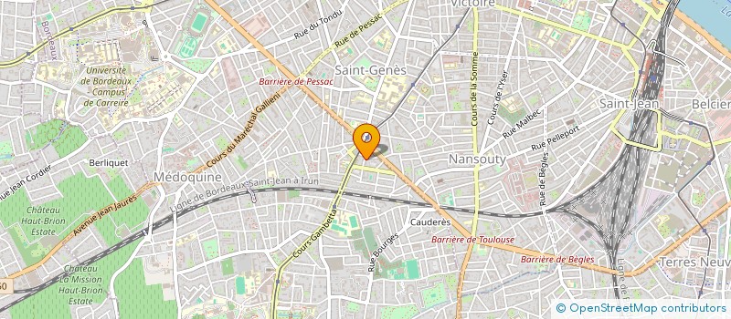 localisation de l'entreprise R&D ASSOCIES  TALENCE