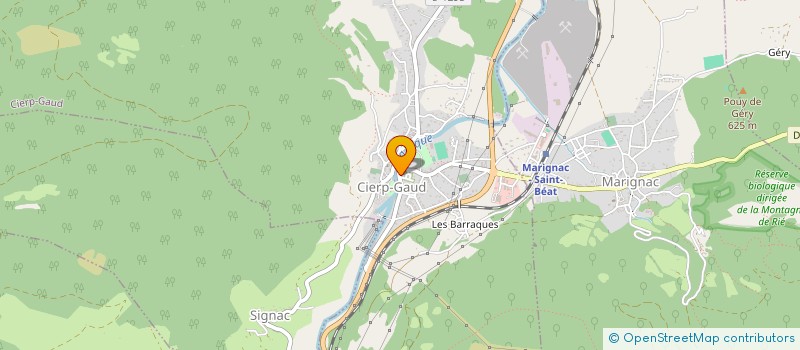 localisation de l'entreprise R.D.B.  CIERP-GAUD