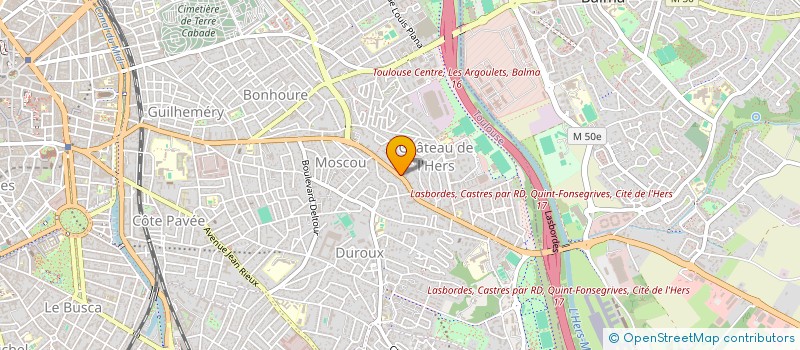 localisation de l'entreprise R.D.B à TOULOUSE
