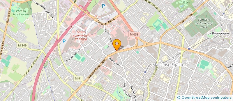 localisation de l'entreprise R.D.B SAS à TOURCOING