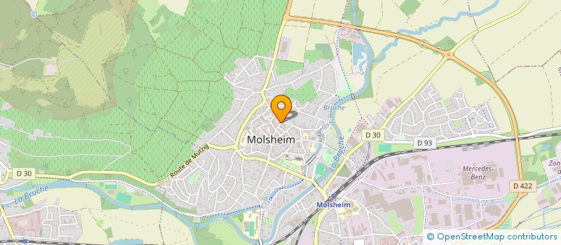 localisation de l'entreprise R D BATI 67  MOLSHEIM