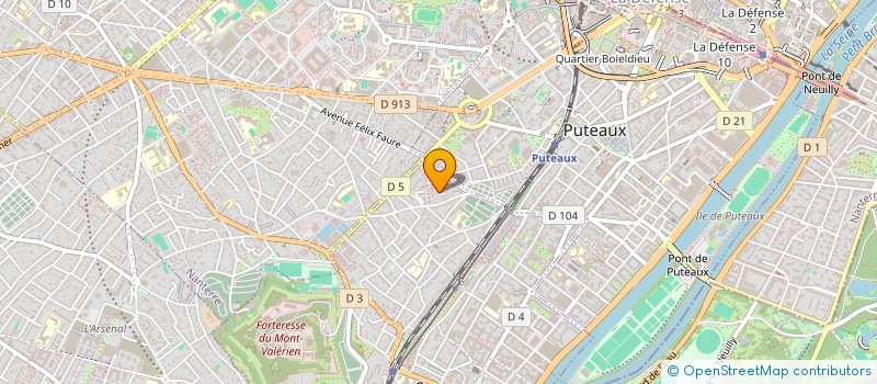 localisation de l'entreprise R&D BATIMENT à SURESNES
