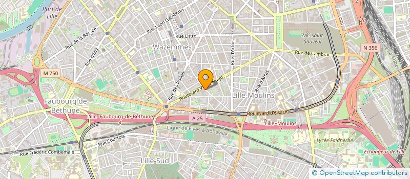 localisation de l'entreprise R.D.C  LILLE