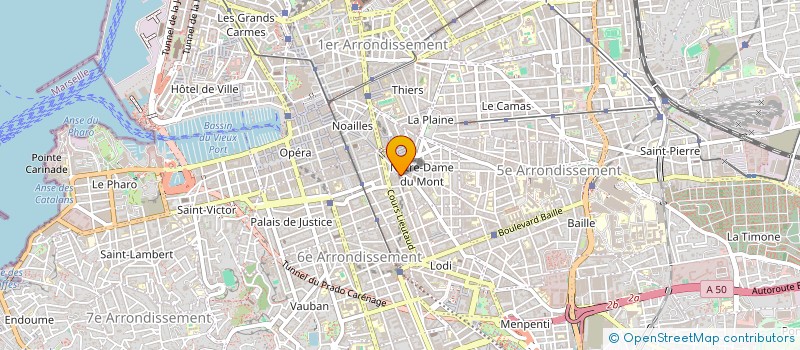 localisation de l'entreprise R.D.COM à MARSEILLE