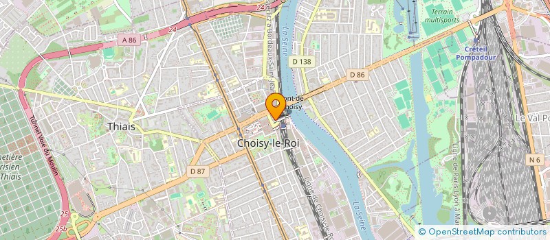 localisation de l'entreprise R D COMPAGNY  CHOISY LE ROI