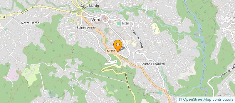 localisation de l'entreprise R & D CONCEPT INTERNATIONAL à VENCE
