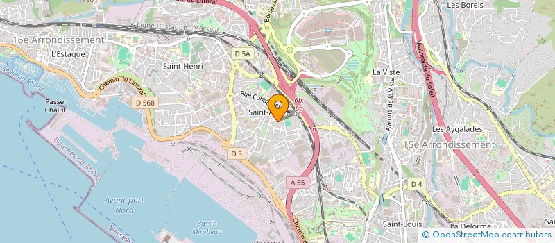 localisation de l'entreprise R&D CONSULT  MARSEILLE