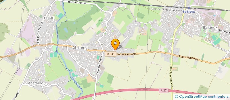 localisation de l'entreprise R.D COURTAGE  CHERENG