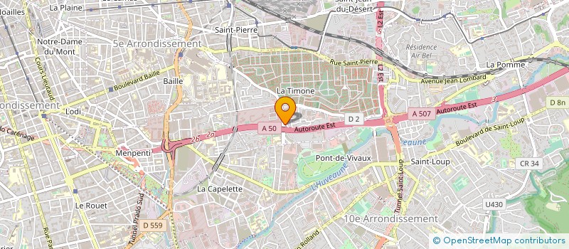 localisation de l'entreprise R D D AFFICHAGE à MARSEILLE