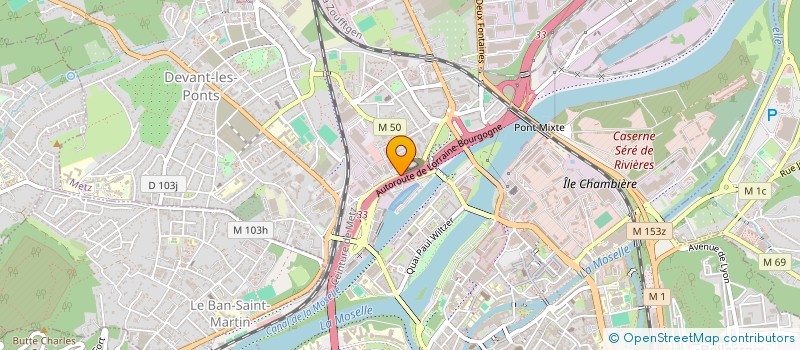 localisation de l'entreprise R D DIFFUSION  METZ