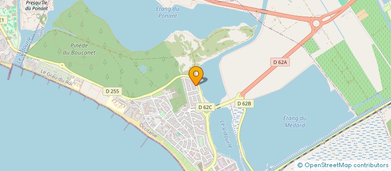 localisation de l'entreprise R & D DISTRIBUTION  LE GRAU-DU-ROI