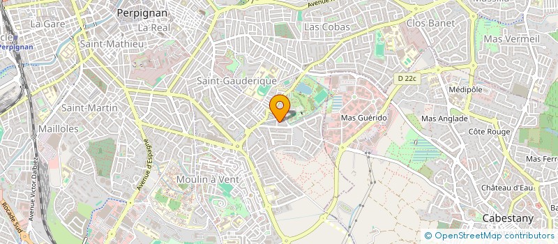 localisation de l'entreprise R.D. ECOLOGIE  PERPIGNAN