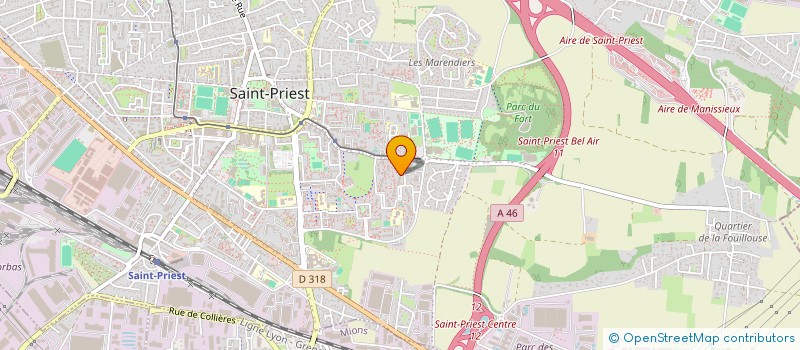 localisation de l'entreprise R.D. EURL  SAINT-PRIEST