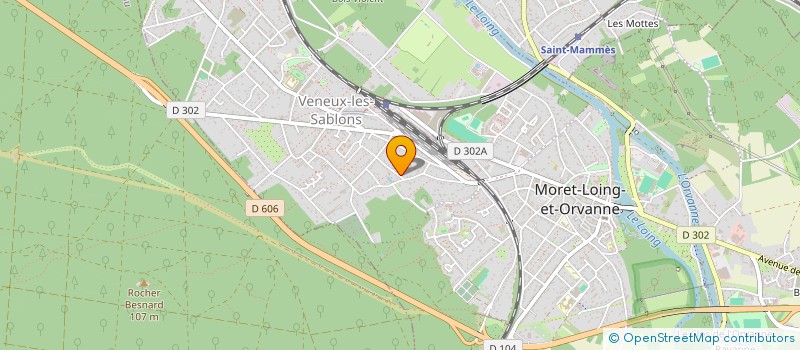localisation de l'entreprise R.D.G. à MORET-LOING-ET-ORVANNE