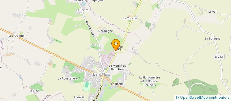 localisation de l'entreprise R.D.I à BERD'HUIS