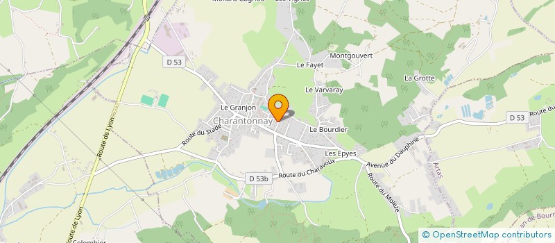 localisation de l'entreprise R.D.I.J  CHARANTONNAY