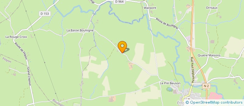 localisation de l'entreprise R D IMMO  ETRUNGT