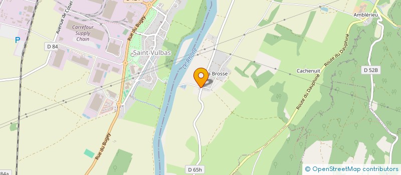 localisation de l'entreprise R&D IMMO  LA BALME-LES-GROTTES