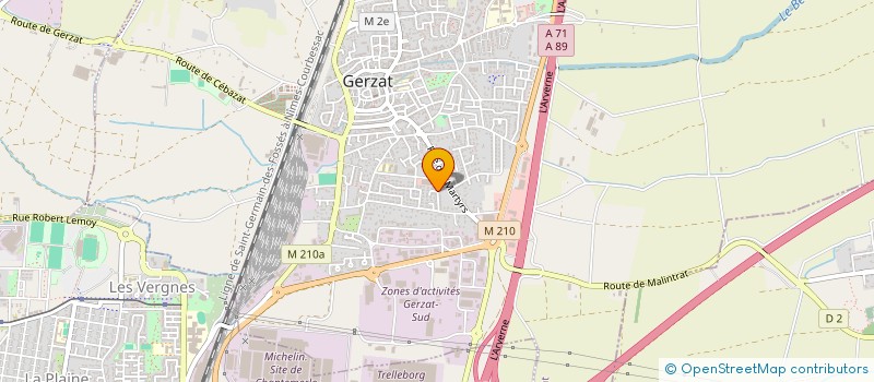 localisation de l'entreprise R.D. INNOVATION  CHAVAROUX