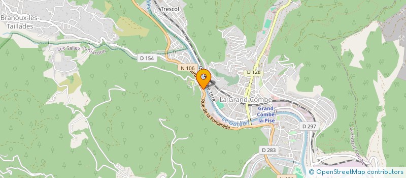 localisation de l'entreprise R.D.J.T.T.  LES SALLES-DU-GARDON