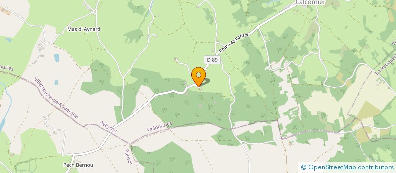 localisation de l'entreprise R.D.L.G  SAVIGNAC