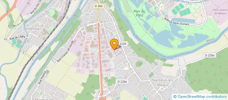 localisation de l'entreprise R.D.M.C. à NANTEUIL-LES-MEAUX