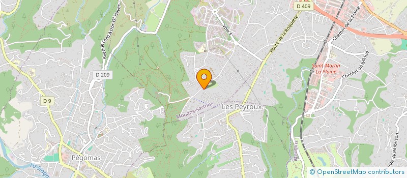 localisation de l'entreprise R.D.M. GROUPE à MOUANS-SARTOUX
