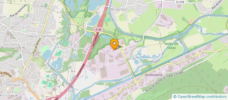 localisation de l'entreprise R & D MOTEUR  BROGNARD