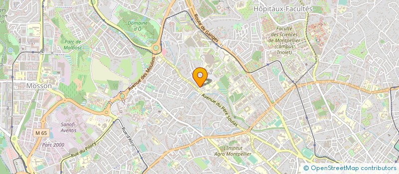 localisation de l'entreprise R.D. NEPHROLOGIE à MONTPELLIER