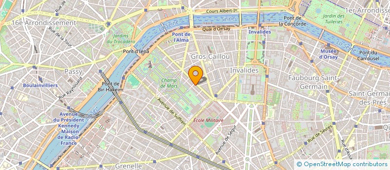 localisation de l'entreprise R & D NUTRITION à PARIS
