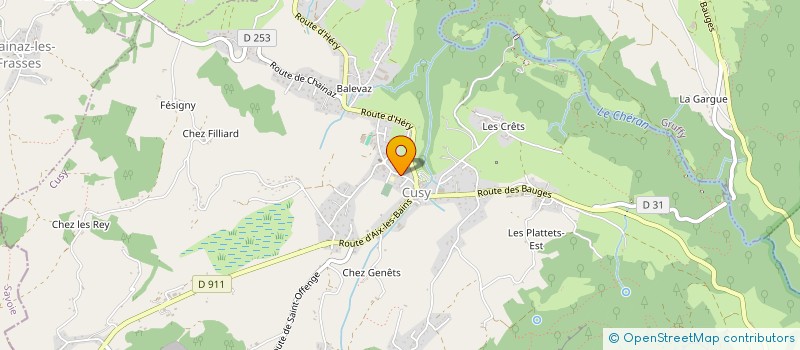 localisation de l'entreprise R.D.O.  GRUFFY