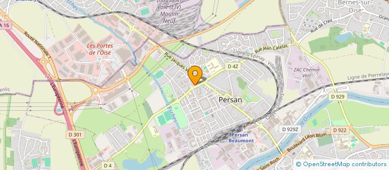 localisation de l'entreprise R.D.P.  PERSAN