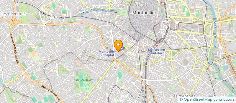 localisation de l'entreprise R.D. PATRIMOINE SARL à MONTPELLIER
