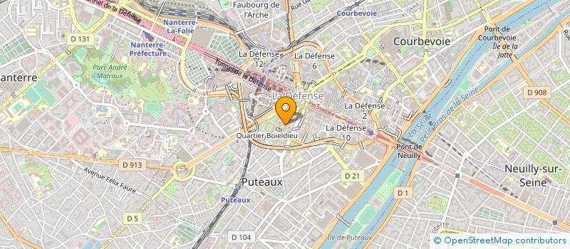 localisation de l'entreprise R D PLUS à PUTEAUX