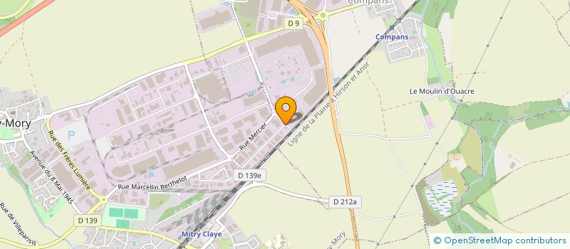 localisation de l'entreprise R.D.S  MITRY-MORY