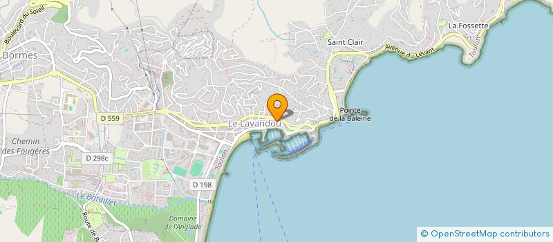 localisation de l'entreprise R.D.S. DIFFUSIONS à LE LAVANDOU
