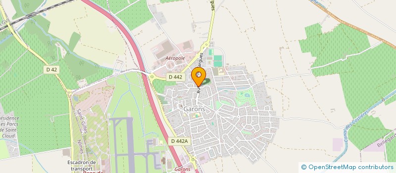 localisation de l'entreprise R.D SCI  GARONS