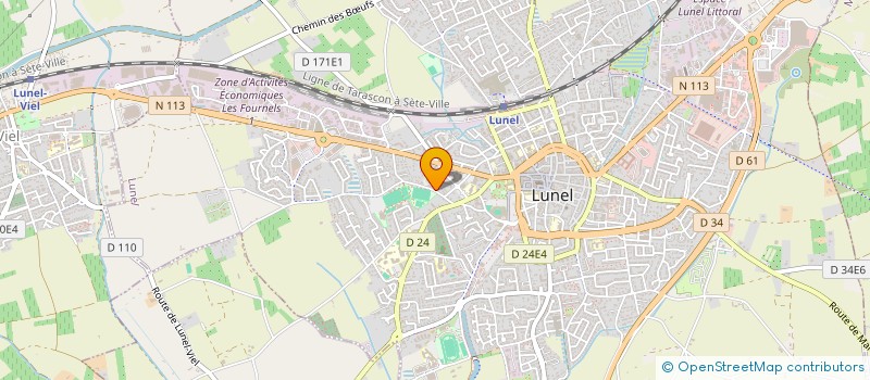 localisation de l'entreprise R D T M à LUNEL