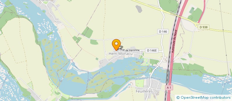 localisation de l'entreprise R D T P  HEM-MONACU