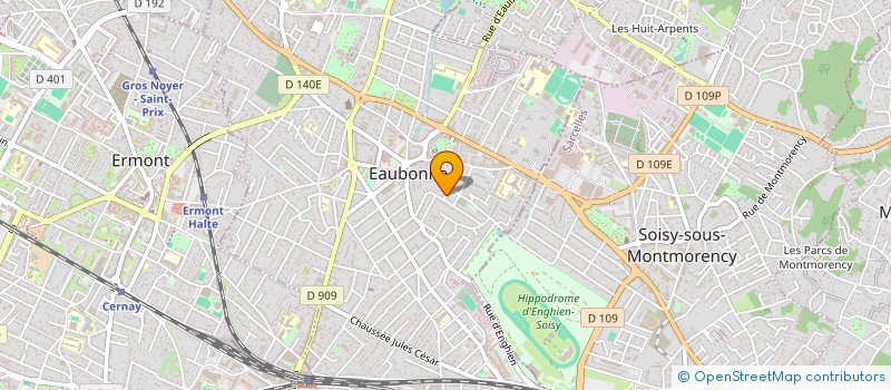 localisation de l'entreprise R.D. TECHNICOM à EAUBONNE