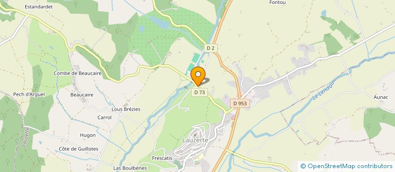 localisation de l'entreprise R&D TRAVAUX QUERCY à LAUZERTE