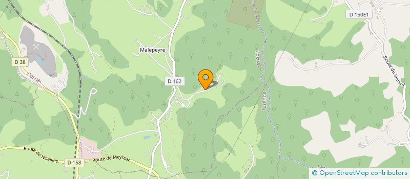 localisation de l'entreprise R.D.V CENTER  COSNAC