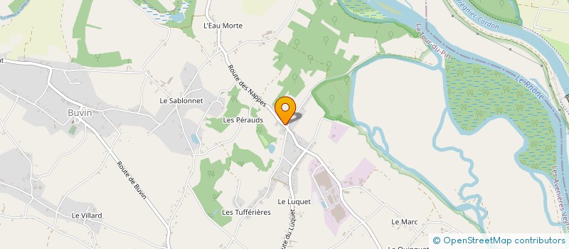 localisation de l'entreprise R.D.V.P.  LES AVENIERES VEYRINS-THUELLIN