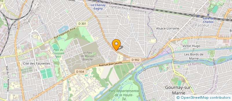 localisation de l'entreprise R DA SILVA à GAGNY