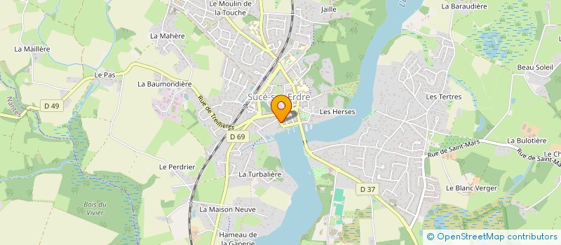 localisation de l'entreprise R. DANIEL COURTAGE à NANTES